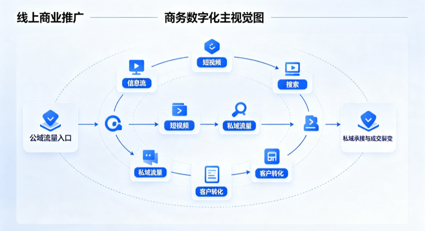 靖江市线上商业推广怎么做？全域流量闭环搭建与低成本转化实战指南